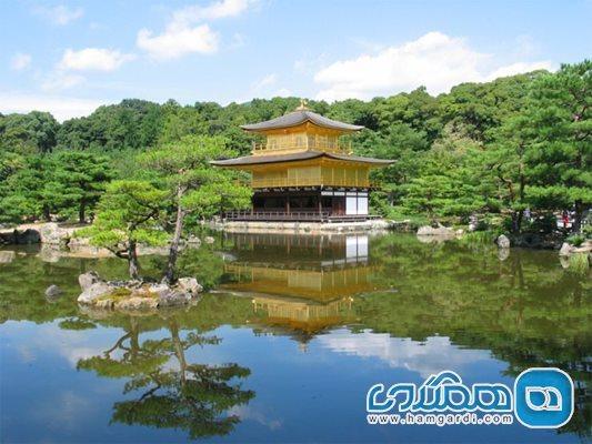 معبد غرفه طلایی کیوتو ، معبد بوستان گوزن