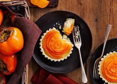 طرز تهیه تارت خرمالو به روش بازاری در خانه